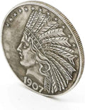 Yukaba Marshling Antique Liberty Indian Head Ten-Dollars Coin - Great American Commemorative Old Coins- Uncirculated Morgan Dollars-Discover