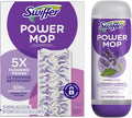 Swiffer Power Mop Refill Pack, Floor Cleaner for Mopping Tile, Vinyl, Laminate, Wood in Home, Bathroom, Kitchen, All Purpose Multi-Surface