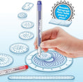Spirograph Design Set Collectors Tin â Arts and Crafts, Kids Toys, Art Supplies, Craft Supplies, Drawing Kit, Spiral Art, Classic Gear Design Kit,