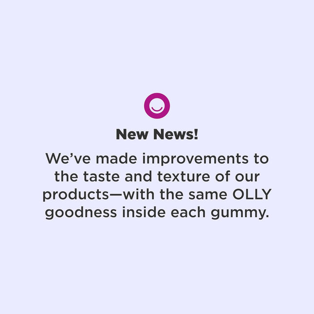 OLLY Immunity Sleep Gummy, Immune and Sleep Support, 3Mg Melatonin, Echinacea, Zinc, Vitamin C, Chewable Supplement, Ber