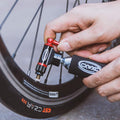 CXWXC 16G / 25G Threaded CO2 Cartridges or CO2 Inflator for Bike Tires - Cartridge for CO2 Inflator with Threaded Connection, CO2 Pump for Road