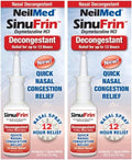 Neilmed Sinufrin Decongestant Relief Spray, (Packaging May Vary), 0.5 Fl Oz (Pack of 2)