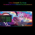 RGB Mouse Pad LED Light Gaming Mouse Pad with Rubber Base Colorful Computer Carpet Desk Mat for PC Laptop (31.5 11.8 Inch) (80X30 Rgmomo)