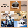 Fachooi Suction Cup Phone Mount Pro - Next-Gen Vacuum Magnetic Phone Holder for Car, 210Â° Adjustable Angle, Non-Slip Dashboard/Windshield Car