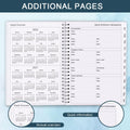 2025-2026 Planner - Weekly & Monthly Planner Runs Jul 2025 to Jun 2026, 6.25" X 8.25", 12 Monthly Tabs, 14 Notes Page, Plastic Pocket, Flexible