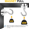 DIYMAG Magnetic Hooks, 30Lbs+ Magnet Hook 2025 Cruise Cabin Ship Essentials Heavy Duty Strong Magnets Refrigerator Fridge Hanging for Classroom