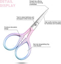 Personal Care Professional Beauty Tools (pink) Small scissors Facial hair removal and ear, nose and eyebrow, beard trimming Stainless steel fine