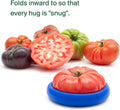 Food Huggers 5Pc Reusable Silicone Food Savers | BPA Free & Dishwasher Safe | Fruit & Vegetable Produce Storage for Onion, Tomato, Lemon, Banana,