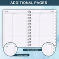 2025-2026 Planner - Weekly & Monthly Planner Runs Jul 2025 to Jun 2026, 6.25" X 8.25", 12 Monthly Tabs, 14 Notes Page, Plastic Pocket, Flexible