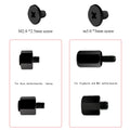 M.2 SSD Screws Kit, Nvme Screw M.2 SSD Mounting Kit-M2 M2.5 Black Carbon Steel Laptop Notebook Computer Screws Set.Nvme M2 Screws Suitable for