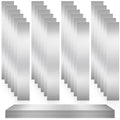 Amylove 24 Pcs 304 Stainless Steel Strips Shim Stock Metal Shims 1" Width X 6" Length Assortment 8 Thickness Sizes Thin Metal Sheet for Kitchen