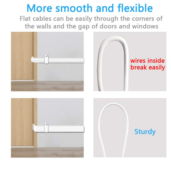 SIOCEN 13FT 2 Pack USB Power Extension Cable for Wyze Cam,Wyzecam Pan,Yi Cam,Yi Dome Home,Oculus Go,Kasa,Security Camera,Furbo Dog,Nest-Cam,Arlo