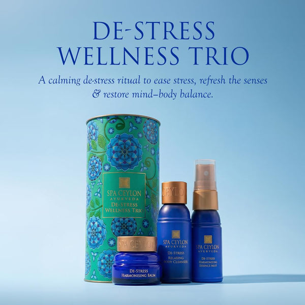 SPA CEYLON Peace Wellness Trio Set | Spa Essentials | Body Care | Ayurvedic | Natural Ingredients | Pampering Kit | Gifting
