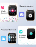 RUIMEN Smart Watches for Women Men (Answer/Make Calls), 1.8" Smartwatch for Ios/Android Phones, Fitness Tracker Heart Rate/Sleep Monitor Digital