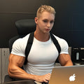 Posture Corrector for Women and Men, Adjustable Upper Back Brace, Back Shoulder Straightener Posture Support, Correcting Hunchback and Bad Posture.