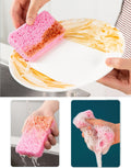 METUUTER 12-Count Kitchen Sponges- Compressed Cellulose Sponges Non-Scratch Natural Dish Sponge for Kitchen Bathroom Cars, Funny Cut-Outs DIY for