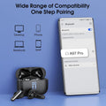 Wireless Earbuds, 2025 Bluetooth 5.4 Headphones in Ear with Stereo Deep Bass, 40H Bluetooth Ear Buds with 4 ENC Noise Cancelling Mics, IP7