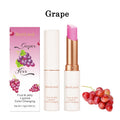 6 Pcs/Set Peach Aloe Vera Strawberry Blueberry Avocado Grape Jelly Lipstick Set Temperature Change Moisturizer Flower Lip Stick Long Lasting