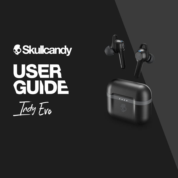 Skullcandy Indy Evo In-Ear Wireless Earbuds, 30 Hr Battery, Microphone, Works with Iphone Android and Bluetooth Devices - Black