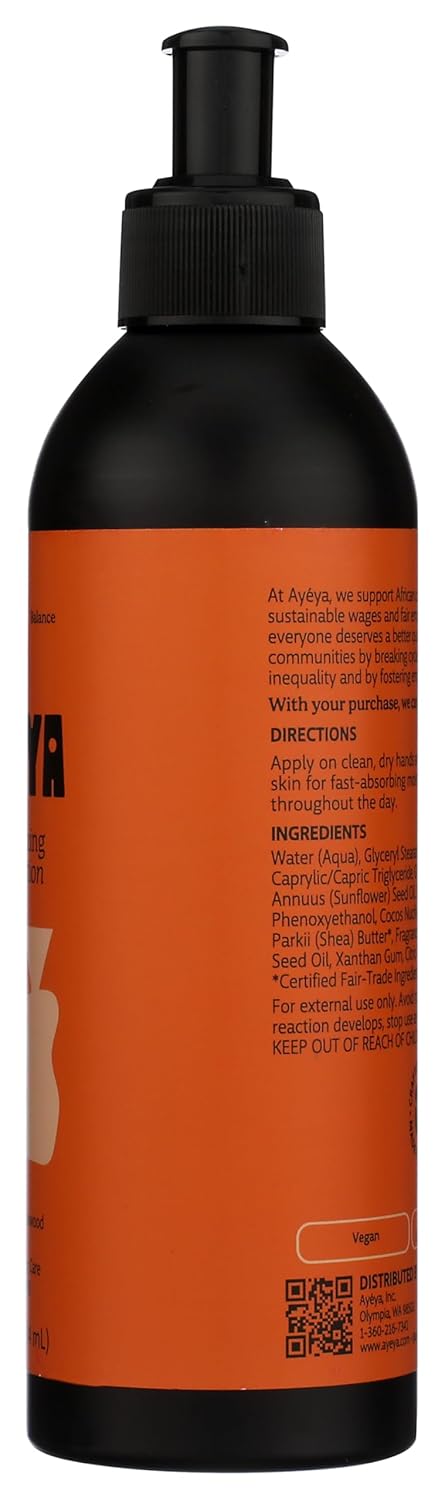 Ayeya Honor Moisturizing Body Lotion, 12 OZ