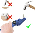 Plastic Pliers, Home Tool Auxiliary Pliers, Jelanry Secure Nails Anti-Smashing Finger Joint Pliers for More Safety for Hammering Nails Easy to