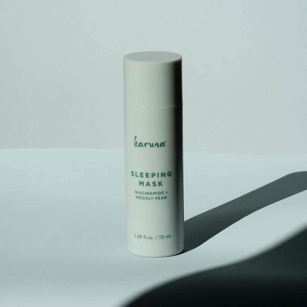 Karuna - Sleeping Mask, Overnight Facial Mask Cream, Renewing Face Mask Skin Care Essential, Cooling Face Masks with Niacinamide & Prickly Pear, 50 Ml