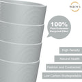 Wheat Straw Cups 8 PCS Good Alternative to Plastic Reusable Cups 12 Oz Unbreakable Drinking Cup Reusable Dishwasher Safe Water Plastic Glasses