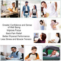 Thoracic Back Brace Posture Corrector - Magnetic Support for Neck Shoulder Upper and Lower Back Pain Relief - Perfect Posture Brace for Cervical