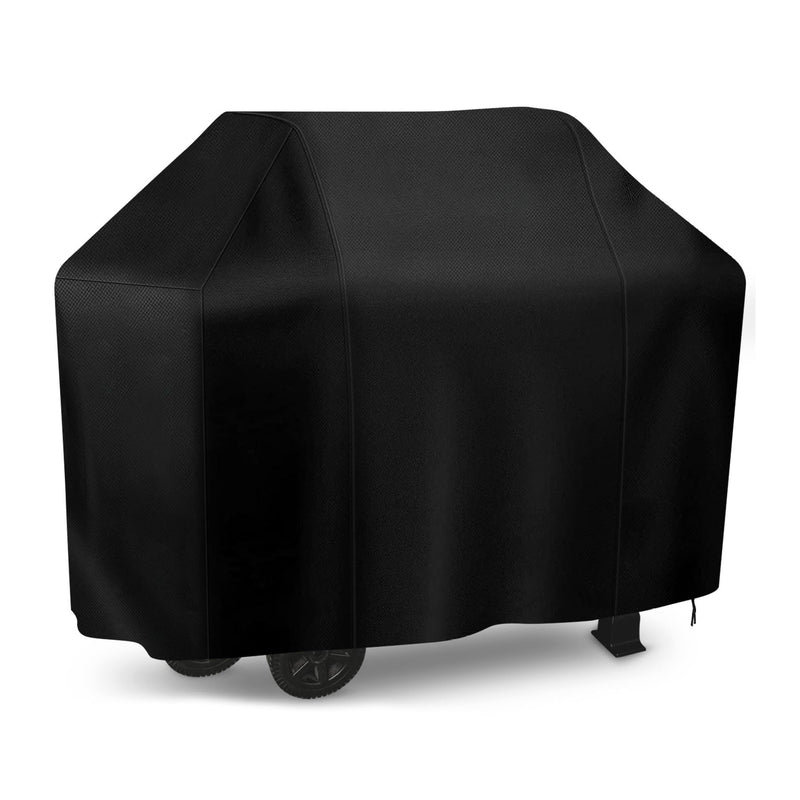 Grill Cover 58 Inch, Icover Waterproof BBQ Gas Grill Cover, Polyester Easy On/Off, Dustproof Fade Resistant for Weber Char-Broil Nexgrill and More