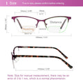 Missfive Premium Bifocal Reading Glasses for Women Blue Light Blocking & Metal Spring Hinge, Far and near Dual-Use Readers with a Hard Case,