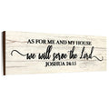 Jetec Bible Verse Scripture Wall Signs, as for Me and My House We Will Serve the Lord, with God All Things Are Possible, God Is within Her She