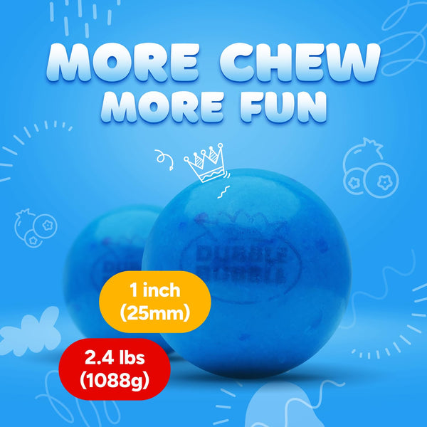 Gumballs for Gumball Machine - Berry Mix 1 Inch Bubble Gum Balls Bulk - Gumball Machine Refills - Chewing Gum - 2.4 Pound - 136Pcs King Gumballs Bulk