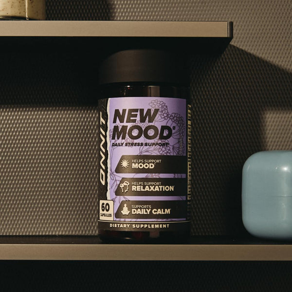 ONNIT New Mood Daily Stress Support Capsules, Sleep and Mood Support Supplement for Men and Women, Daily Stress Management Capsules, 30 Count