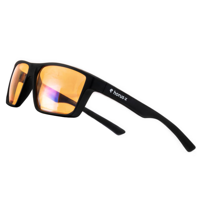 Horus X - Gaming Glasses | Blue Light Blocking Computer Screen Glasses | anti Fatigue & Eyestrain for Men and Women | Am