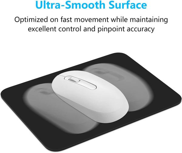 Dapesuom Small Mouse Pad, 6 X 8 Inch Thick Rubber Premium-Textured Non-Slip Portable & Washable Mini Mouse Mat for Women Men Wireless Laptops