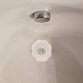 DANCO Tub Drain Protector Hair Catcher | Strainer | Bathtub Drain Snake, Snare and Auger | Hair Drain Clog Prevention | 3-Pack (10876), White
