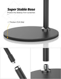 Cell Phone Stand, Adjustable Height & Angle Gooseneck Stand for Desk Flexible Arm Universal Holder, Aluminum Alloy Desktop Recording Compatible