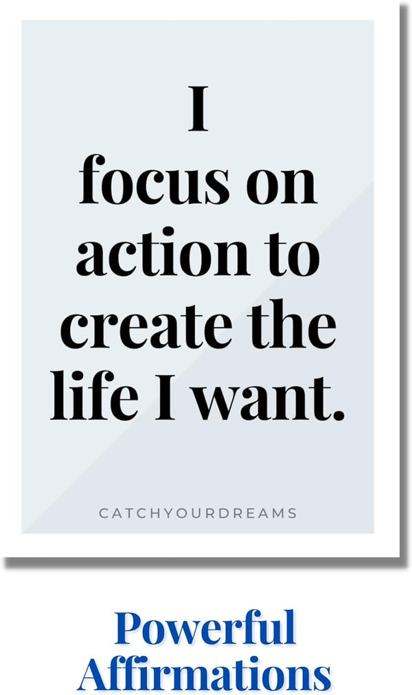 Mind of a Champion - Motivational Cards for Men Affirmations and Action Steps to Turn Dreams into Reality - for Productivity, Personal