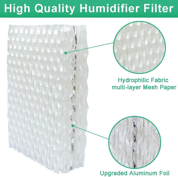 4-Pack Humidifier Filter Replacement for Equate, Humidifier Filter Replacement for Relion RCM-832 Procare PCWF813 PCCM-832N