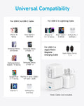 Anker USB C Charger with Foldable Plug, 20W USB C Charger Block for Iphone 16 / 15 and More Series, Galaxy, Pixel, Ipad (Cable Not Included, 2 Pack)