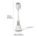 OXO Tot Bottle Brush with Nipple Cleaner and Stand - Gray