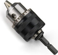 Yakamoz 0.6-6.5Mm 1/40-1/4" Capacity Drill Chuck Adapter Converter with 1/4" Quick Change Hex Shank Impact Driver Conversion Tool