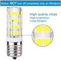 KINDEEP E17 LED Bulb Dimmable, 4W, Daylight White 6000K, Microwave Oven Light Bulbs Equivalent 40W, Ceramic Construction, Versatile Compatibility