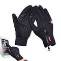 Winter Gloves Touch Screen Warm Gloves Cold Weather Windproof Cycling Driving Riding Bike Telefingers Thermal Gloves Non-Slip Silicone Gel