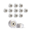 3D Printer Rollers Polycarbonate Gantry Wheels V Slot (13Pcs/Pack) Clear Ender 3 Bed Wheels 625Zz for Creality Ender Rollers Artillery Sidewinder