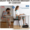 Foot Rest, Six Heights Adjustable Foot Rest for Under Desk at Work, Ergonomic Foots Stool for Under Office Desks, Under Desk Footrest with Foot