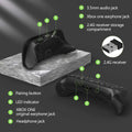 Timovo Green Backlight Keyboard for Xbox One, Xbox Series X/S,Wireless Chatpad Message Keypad with Headset & Audio Jack,Mini Game Keyboard Fit