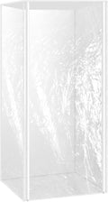 QWORK Bun Pan Rack Cover with Zippers, Clear Plastic Sheet Pan Rack Cover, 28" L X 23" W X 61" H, 20-Tier