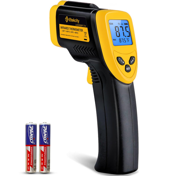 Etekcity Infrared Thermometer Laser Temperature Gun 774, Meat Food Candy Oven Thermometer for Griddle Accessories, Heat Gun for Cooking
