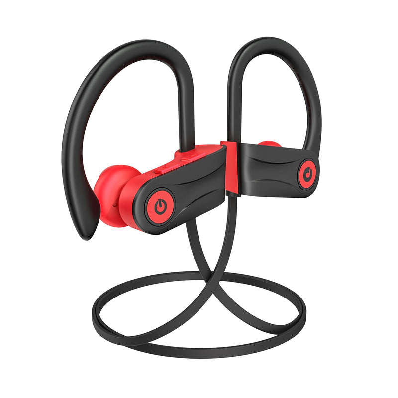 Boean Workout Headphones with Mic - Bluetooth 5.3 Technology, Stereo Sound, Deep Bass, 16 Hrs Playback, IPX7 Rating for Sports